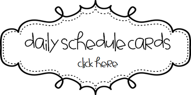 elementary class schedule template
