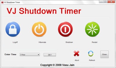 VJ time-shutdown mboir