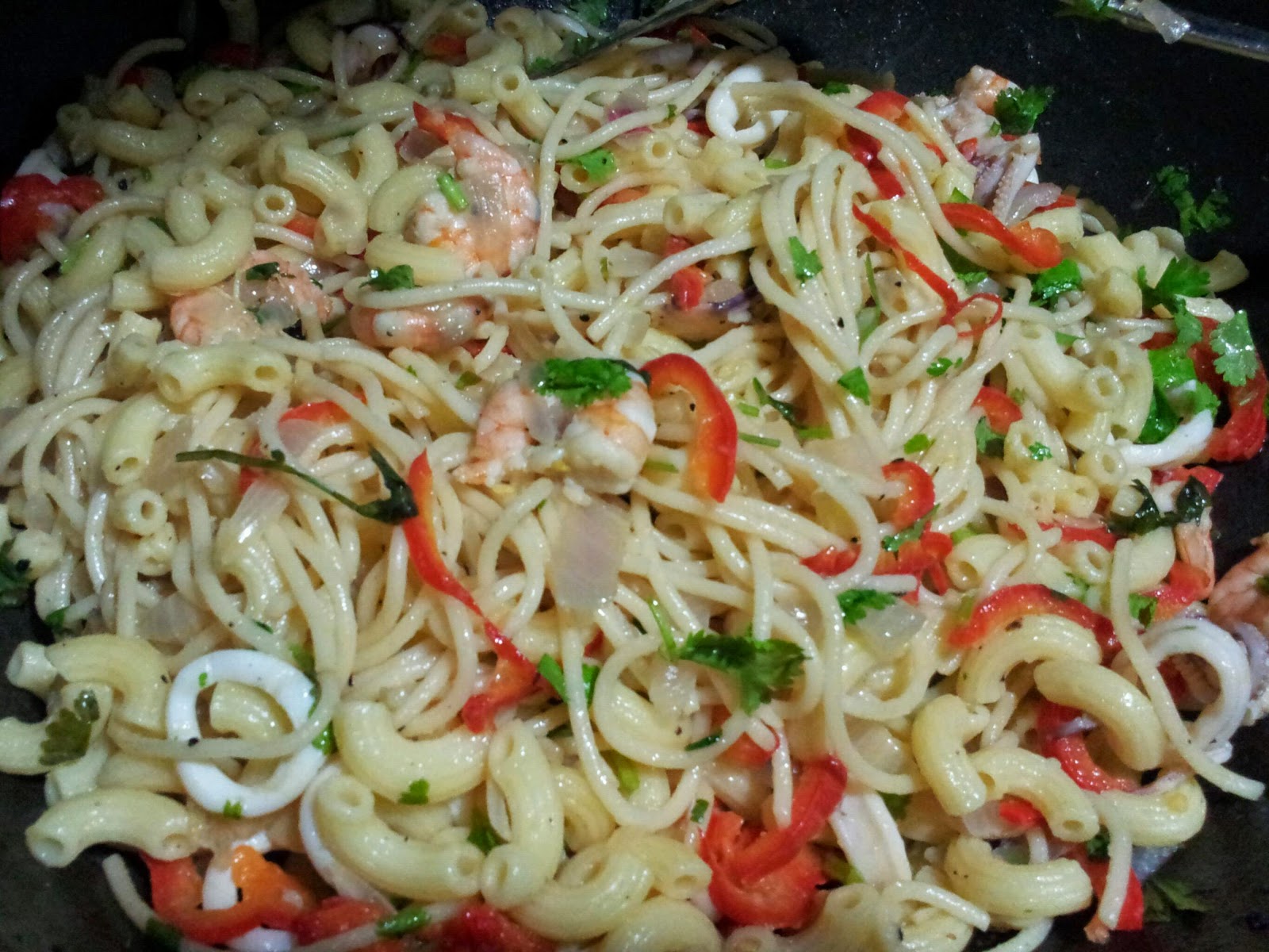 Mama Aimi Najla Arissa Makaroni Goreng Seafood