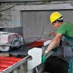 Sawn-man at work