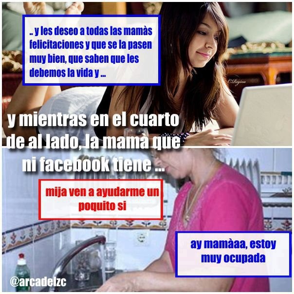 Tipico en el dia de la madre