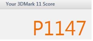 HP Envy 4-1014TX Benchmark 3DMARK11