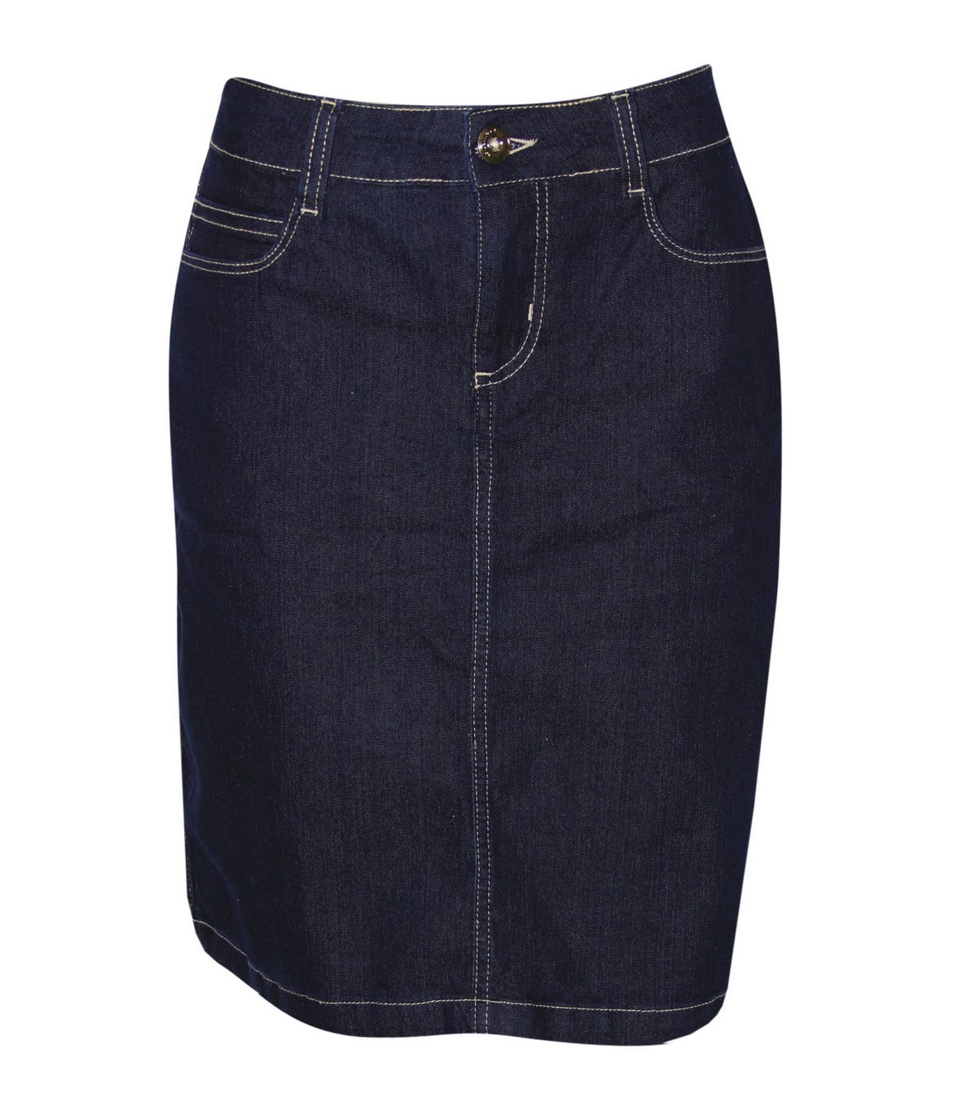 saia jeans longa renner