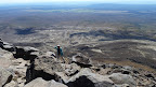 Am Gipfel des Mt. Tongariro (1967 m); Tongariro Northern Circuit, Tag 1.