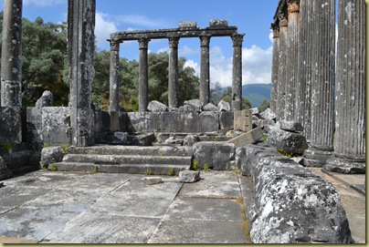 Euromos Temple of Zeus inside Euromos Temple of Zeus inside