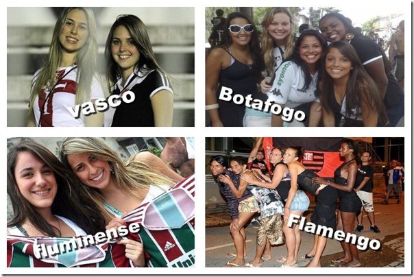Torcida feminina dos clubes cariocas