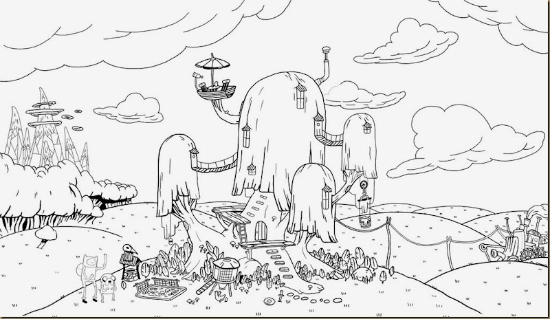 adventure time coloring pages
