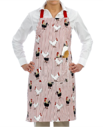 I find this apron so fun with all the roosters on it. Martha Stewart Collection. (macys.com) I find this apron so fun with all the roosters on it. Martha Stewart Collection. (macys.com)