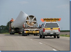2599 Minnesota US-2 East - truck transporting wind turbine blades