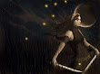 Moon Spell Casting At Night