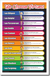 we choose virtues chart