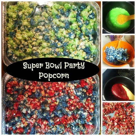 Super Bowl Party Popcorn Super Bowl Party Popcorn