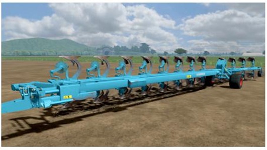 Lemken-12-plough-aratro-farming-simulator