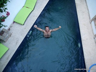 Mike's morning swim Mike's morning swim