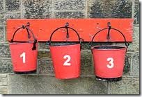 3 buckets
