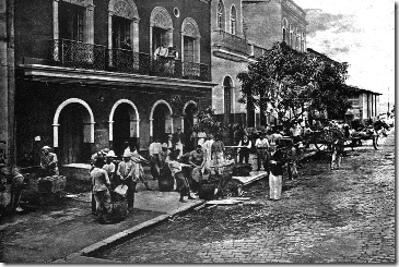 Beneficiamento de borracha 1904-1905<br />Fonte: Carmélia Esteves de Castro<br />Coleção Jorge Herrán