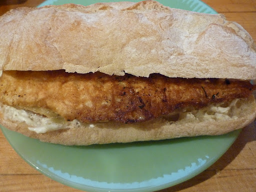 Tuscan Fried Chicken Sandwich.