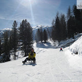 01.03.2011 Rodeln am Speikboden - slittata al Monte Spico Wellnesshotel Südtirol - Hotel benessere