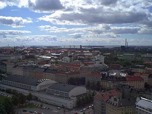 Panoramic view to Töölö