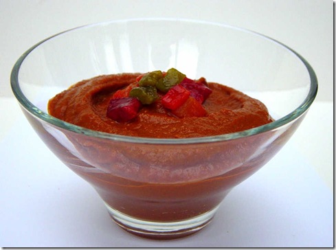 Pepper Dip with Almonds and Chocolate