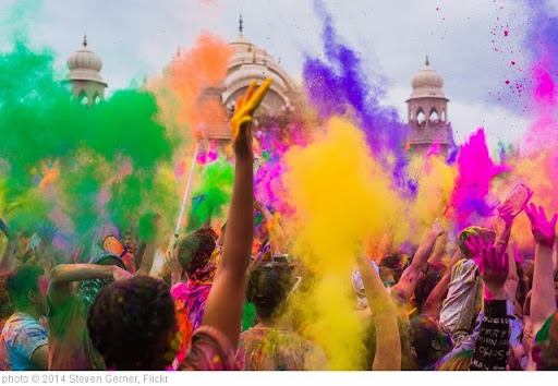 'Holi | Festival of Colors 2014' photo (c) 2014, Steven Gerner - license: https://creativecommons.org/licenses/by-sa/2.0/