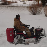 Tractor/snowplow March 2009