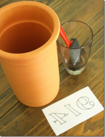 clay flower pot tutorial