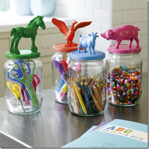 animal jar toppers