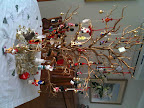 Jan 3 - Our 'International' Christmas Tree before it was dismantled today for another year