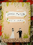 The actual front side.
Joo sent Erin information about how she and Jacob would be dressed on the wedding day, so the illustration would be accurate. The actual front side.
Joo sent Erin information about how she and Jacob would be dressed on the wedding day, so the illustration would be accurate.