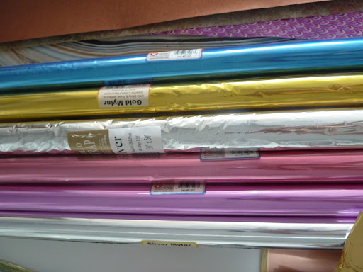 Mylar on the roll.