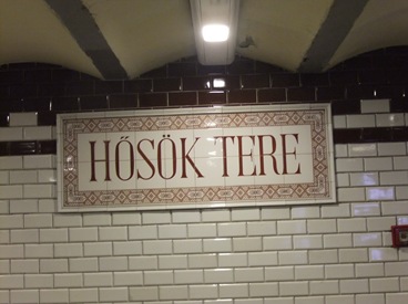 parada de metro de la linea 1, Budapest