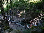 Open Air thermal baths just off the GR10 near Merens