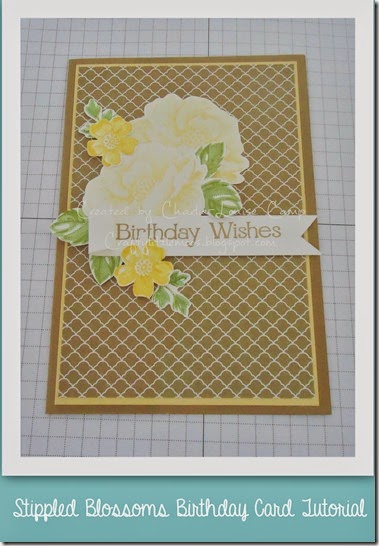 stippled blossom birthday tutorial