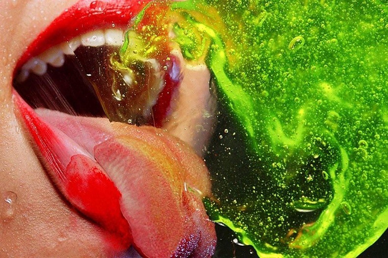 Marilyn Minter's Chewing At Hamberg Kennedy Gallery