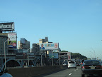 Driving to the TV studio along the West Side Highway, we were so proud to see our Martha on a big billboard.  Good thing we had our camera ready.