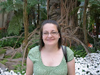 Christina at the Bellagio Conservatory and Botanical Garden.
