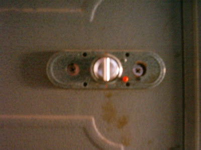 My door lock. Took me ages to work this out.