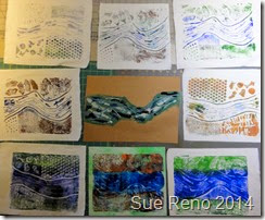 Sue Reno, Ice Jam, Work In Progress, Image 1