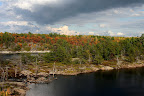 Canadian Shield landscape in autumn