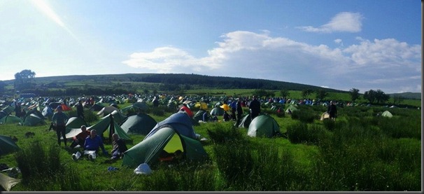 The tented village