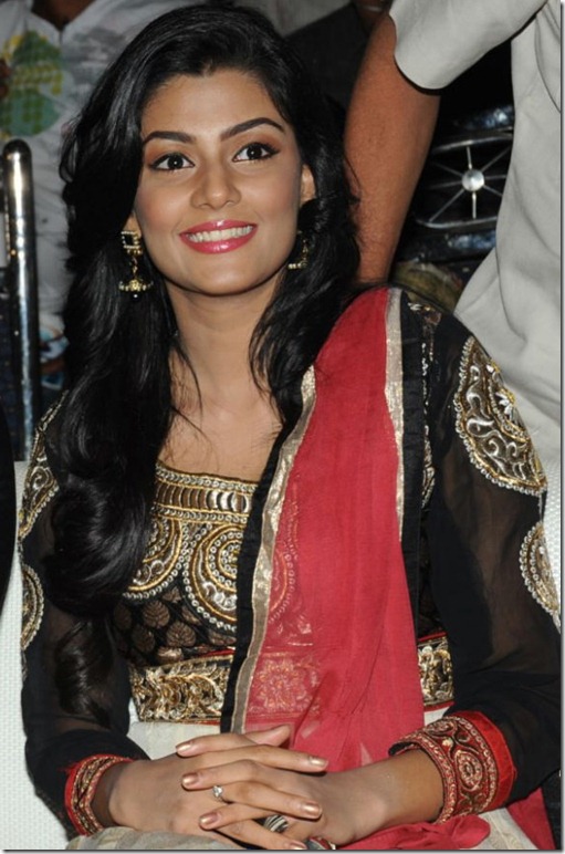 Telugu Actress Anisha @ Alias Janaki Audio Release