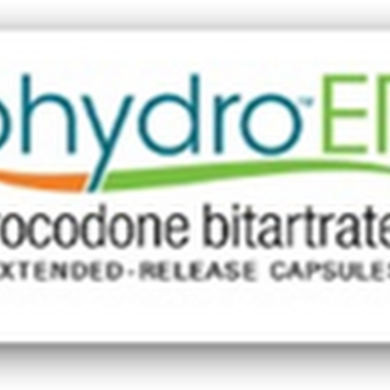 Amongst Discussion For More Regulation Over Hydrocodone FDA Approves First Pure Non-Combination Extended Use Hydrocodone  Drug–Zohydro ER