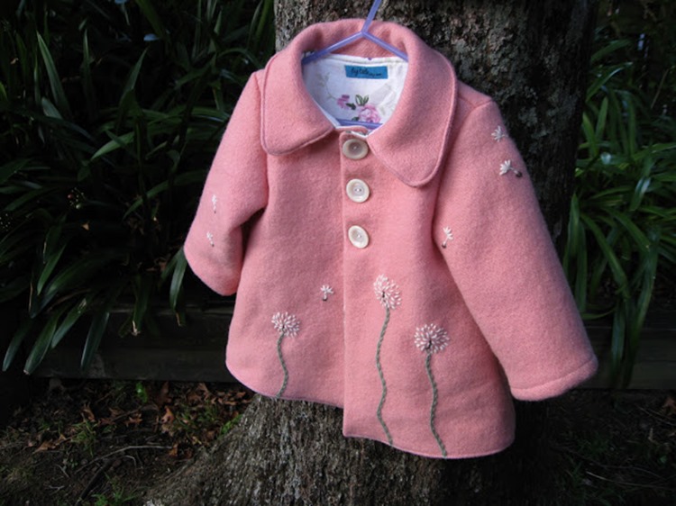 Mid Pink Dandelion Coat