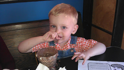 Chocolate ice cream with whipped cream