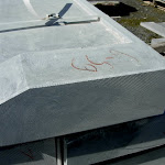 8 - Sloped sill with back and end dams