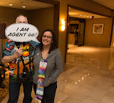 Nancy Allegria and a mystery man.