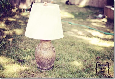 lamp before