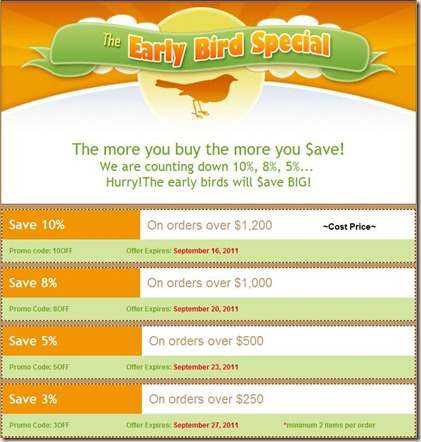 Early Bird Special