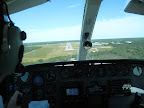 Getting ready to land. How's that for a bird's eye view?